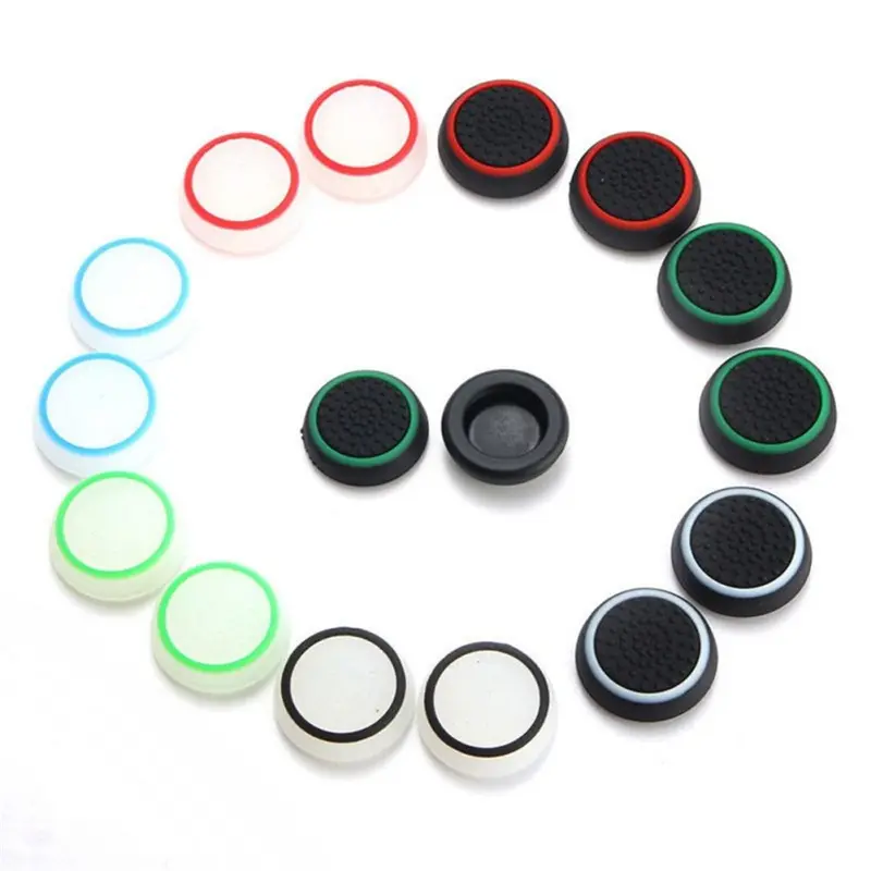Nắp Cần Điều Khiển Chống Trượt Tương Tự Trò Chơi, Bộ 4 Cái, Phụ Kiện Bọc, Dành Cho Tay Cầm Ngón Tay Cái PS3, PS4, XBOX Một, Tính Năng 360 7