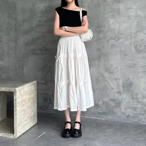 J-ZEM Rok Coquette AMORA Skrit | Rok Korean Style Terbaru | Rok Panjang Wanita | Rok Ootd Wanita Termurah  | Rok Hangout | Rok Lucu Nyaman dan Stylish imut regular Casual Tebal cantik