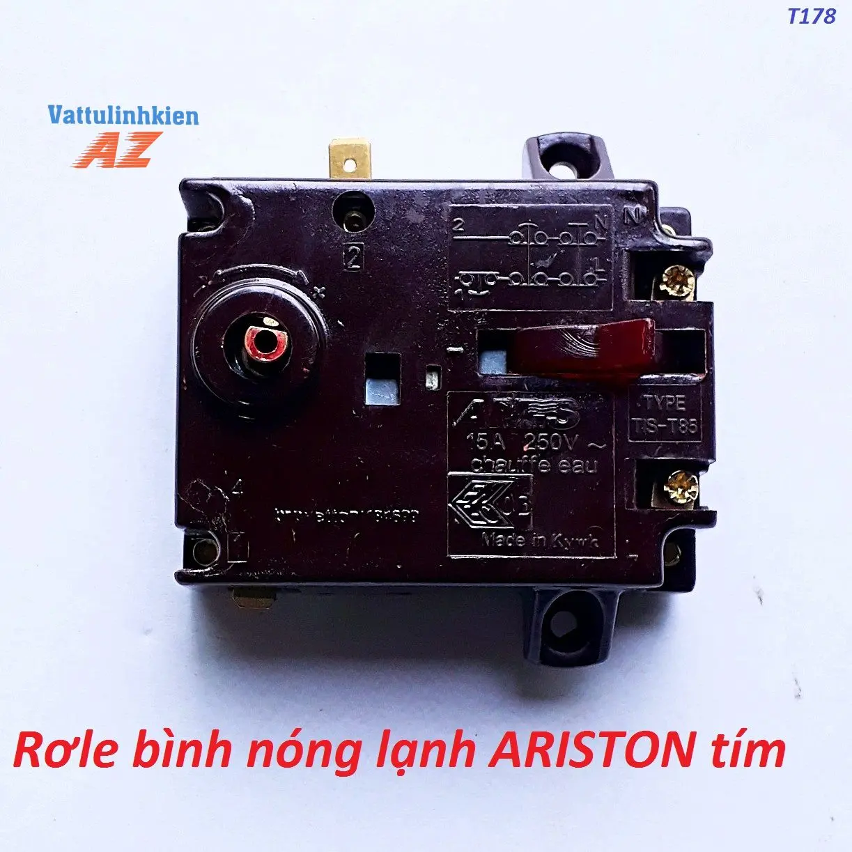 Rơle bình nóng lạnh ARISTON tím - Hàng AMTS chất lượng cao