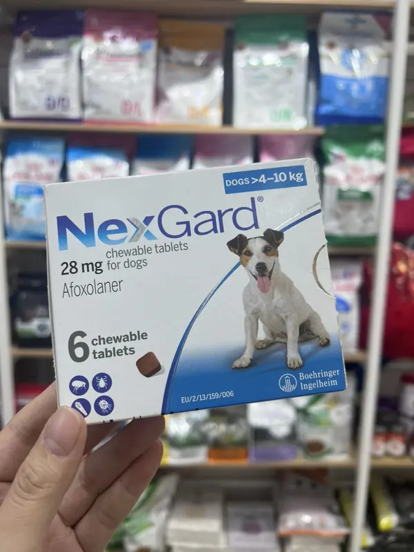 NexGard - Viên nhai phòng & trị Ve, Rận, Bọ chét, Ghẻ cho chó từ 2-50kg - 1 Viên 4