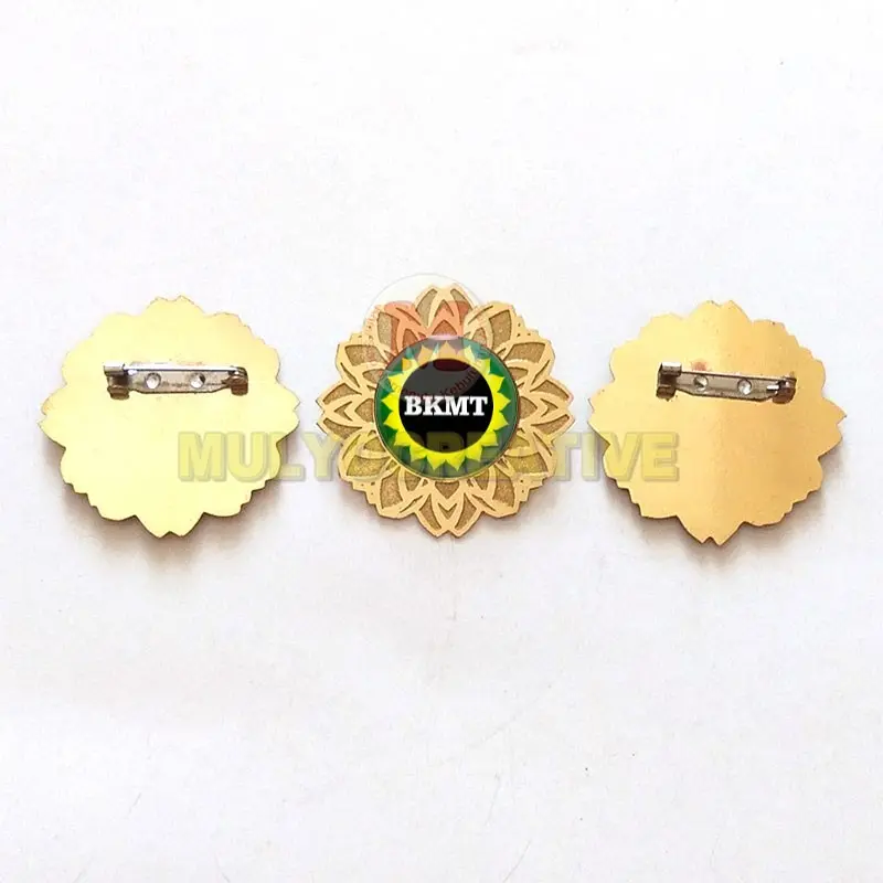 Pin BKMT - Lencana Model Bunga 2