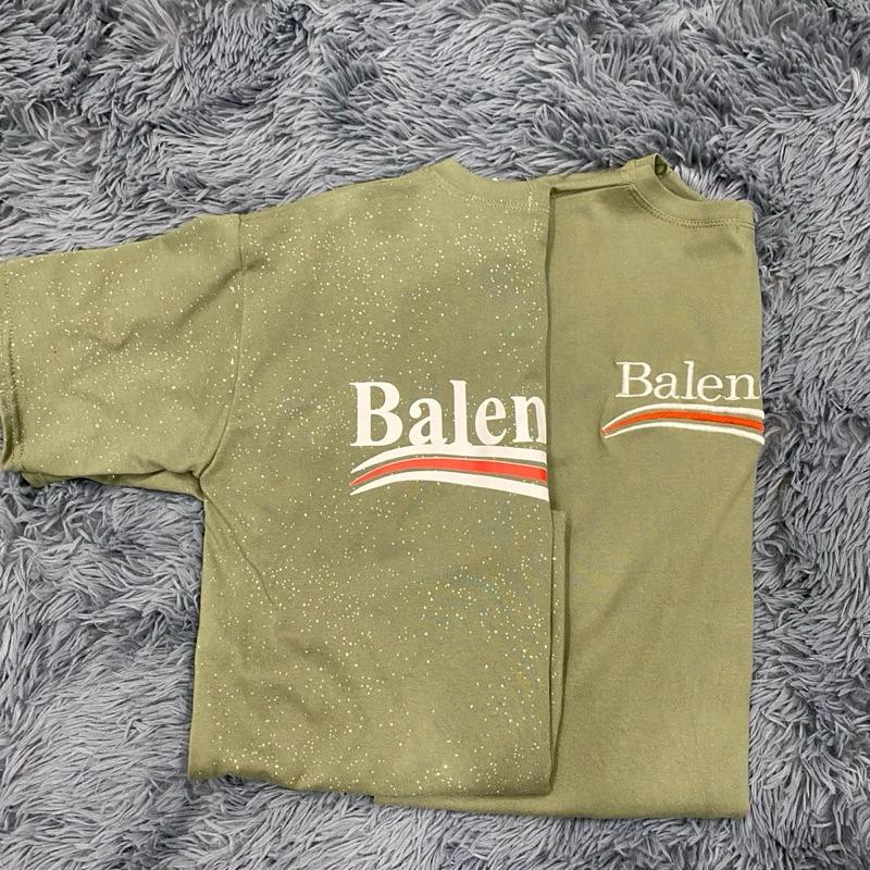 Áo phông balen nam nữ chất cotton co giãn 7
