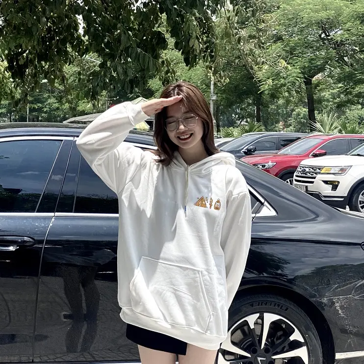 Áo Hoodie nỉ bông TEEHUB Camp nam nữ form rộng thu đông Local Brand 7