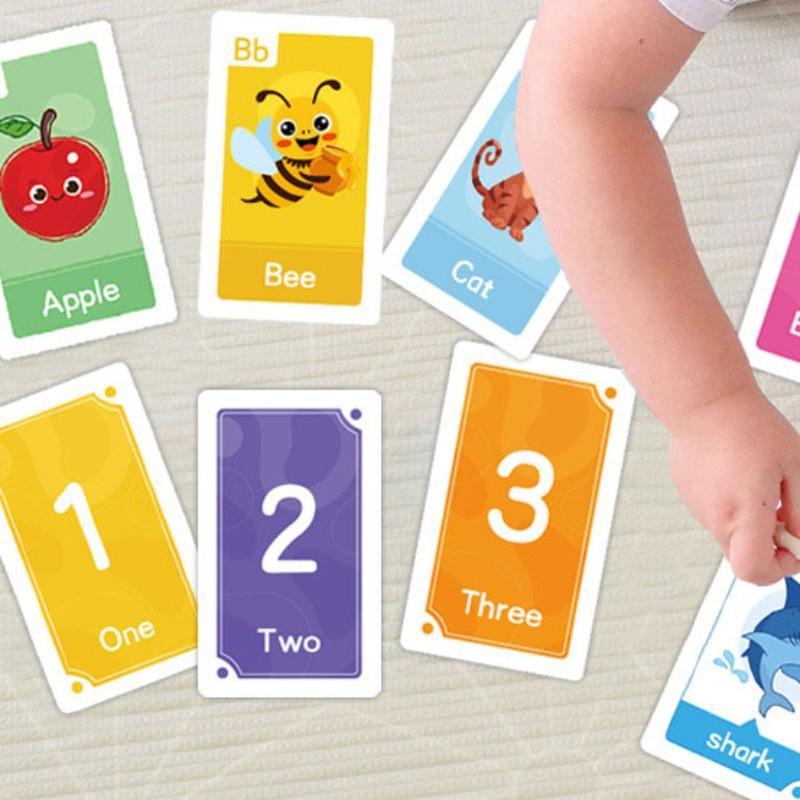 1 Set Children's Learning Flash Card, Color & Number & Shape & Rabbit Cognition Card, Educational Toy for Kids, Learning Toys 6