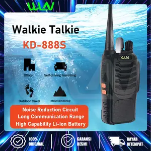 Handy Talky WLN-888S Radio Komunikasi Uhf Walky Talky 2 units Walkie talkie Ht Antena