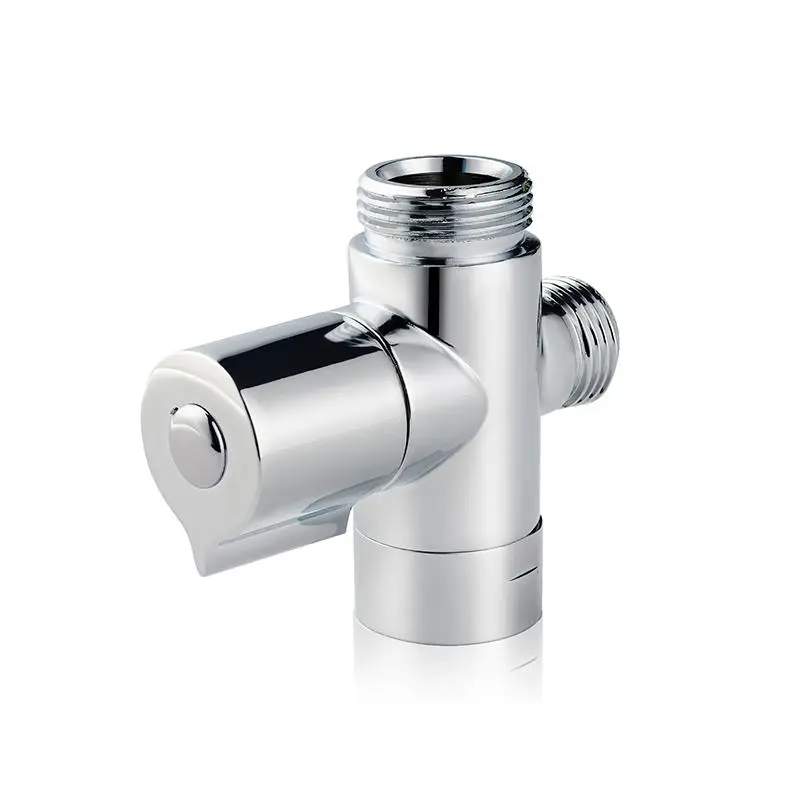 One in Two Out Water Distributor, All-copper Shower Head Diverter Valve, Shower Head Conversion Valve, Bathroom Accessories