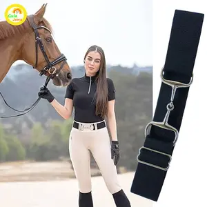 Equestrian Belt Ikat Pinggang Fashion dengan Tapal Kuda Snaffle Bit Ring Sabuk Berkuda Snaffle Belt Horsebit