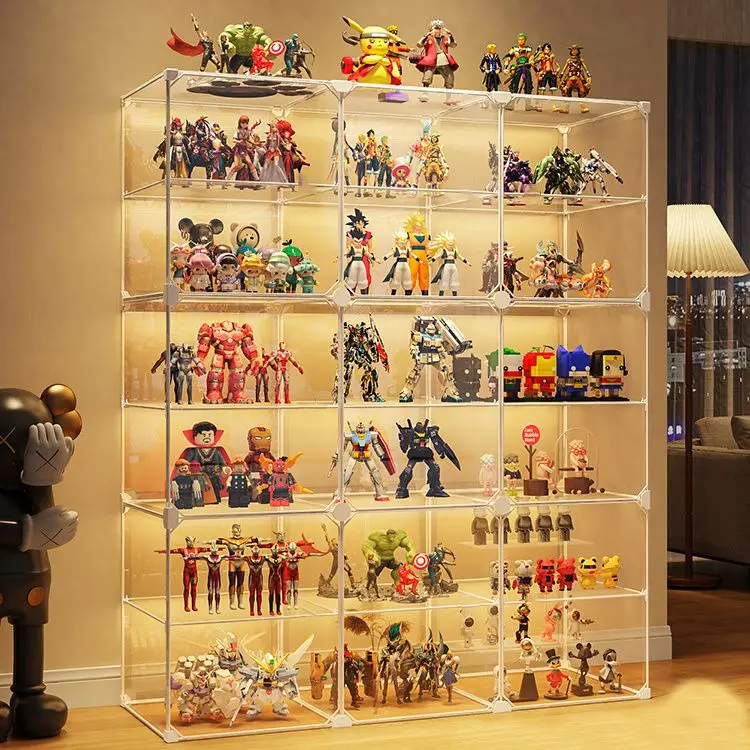 Tủ Trưng Bày Lego, Làm Bằng Tay, Hộp Đựng Đồ, Acrylic Giả, Giá Cả Phải Chăng, Đồ Trang Trí Khối Xây Dựng, Thích Hợp Cho Mô Hình Gundam, Kệ Trưng Bày Đồ Chơi, Năm 2024