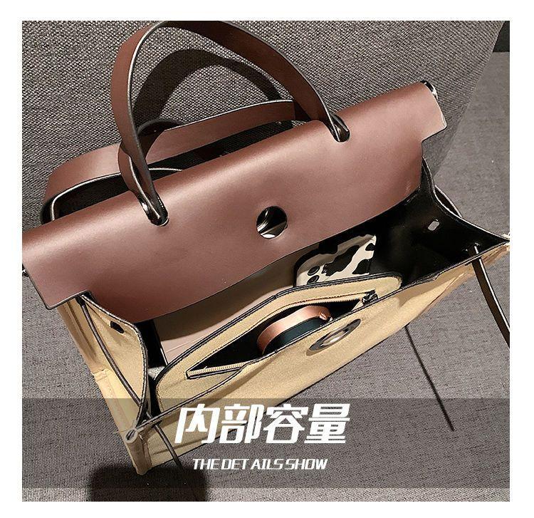 Product Introduction of Summer Women's Shoulder Bag Women's Bag Cross-Border Pu Niche Black High-Grade Tote Bag Messenger Bag Popular Bag 19