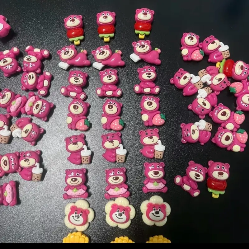 ￼[Tặng keo] Set charm loại 1, charm gắn nón bảo hiểm, trang trí bình nước, sổ tay, ốp điện thoại theo tone màu 5