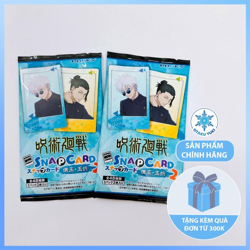  Gói Thẻ Pack Card Snap Card Jujutsu Kaisen Vol 2 