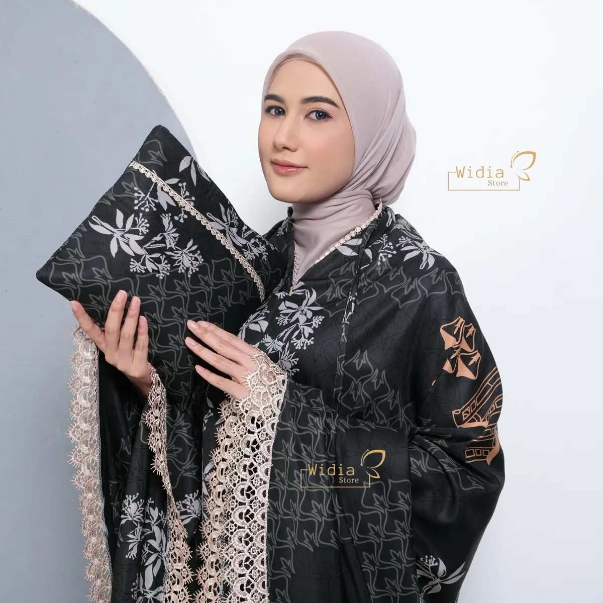 Mukena Dewasa Maxmara Luxury 2in1 Renda Gyper Premium Series Mewah Atasan Bawahan Cantik Panjang Pouch Lembut Soft