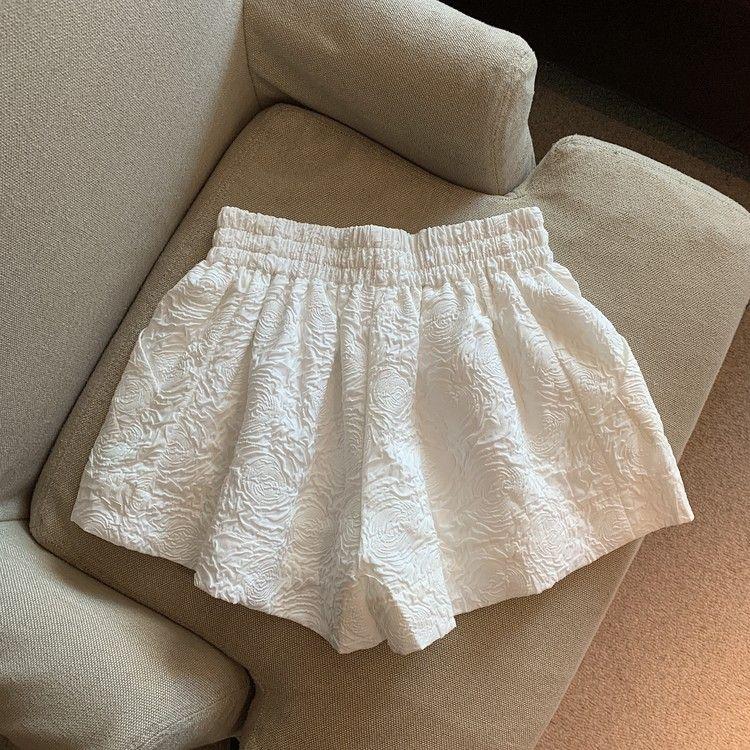Product Introduction of Quần Thường Ngày Cho Nữ, Bộ Sưu Tập Mùa Xuân Và Mùa Thu, Thiết Kế Đẹp, Quần Đùi Xếp Ly Độc Đáo Quần Ống Rộng Cạp Cao Dáng Rộng Vừa Vặn, Mỏng, Thích Hợp Cho Mùa Hè 6