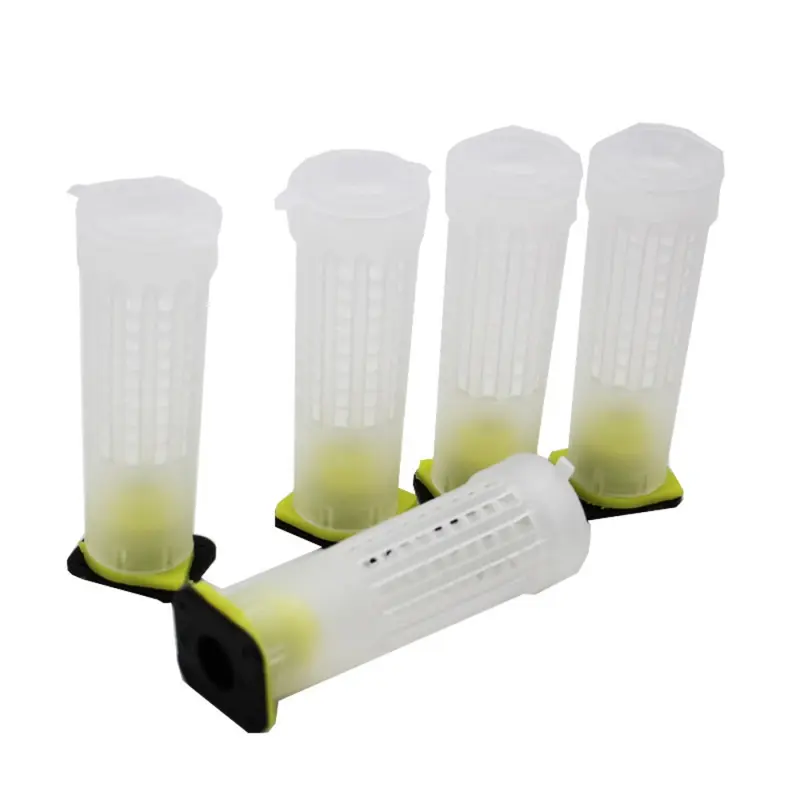 Lồng Nữ Hoàng Nuôi Ong, Cầm Tay Mini, Bền, Màu Trắng, Dụng Cụ Nuôi Ong, Lồng Cắn Ong, Vỏ Bảo Vệ Tế Bào Ong 7