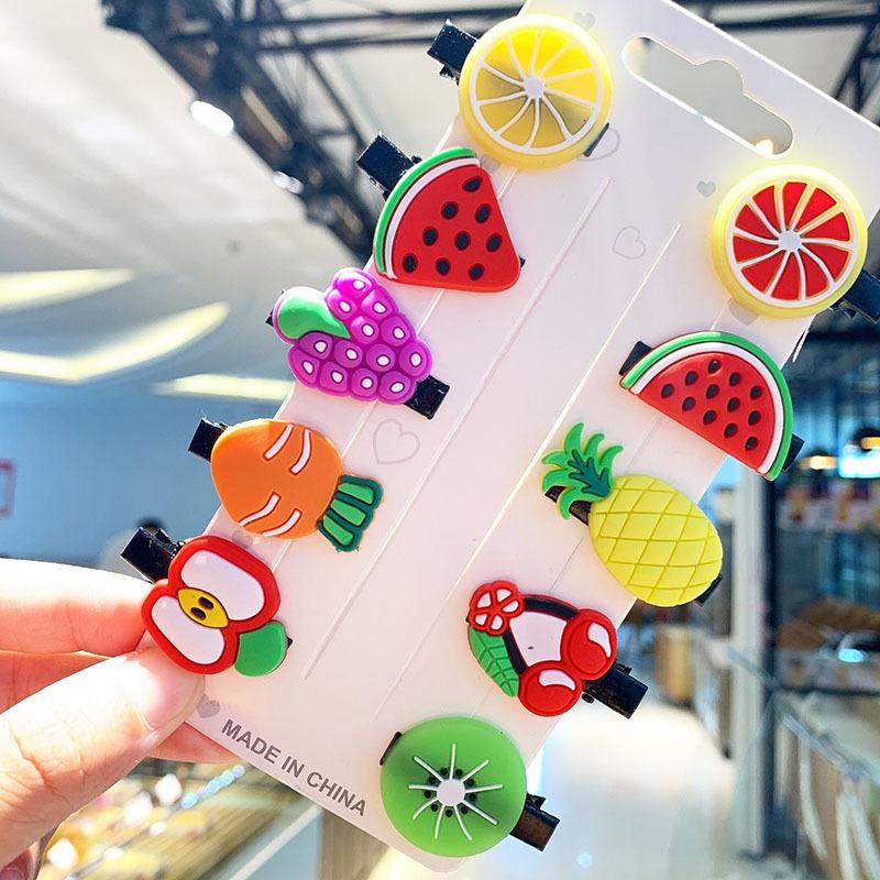 Product Introduction of Korean Style Super Cute Children Barrettes Girls Baby Ice Cream Does Not Hurt Hair Duckbill Clip Little Clip Hairpin Bang Clip Women 3