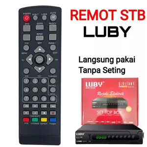 Remot untuk set top box Luby