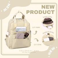 Gambar Tas Ransel Wanita Backpack Anti Air COLORFUL FOX 2367 - Black dari Colorful Fox Kota Administrasi Jakarta Barat 3 Tokopedia