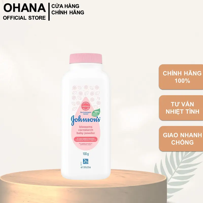 Phấn Rôm Johnson's Baby Hương Hoa Blossom Baby Powder 100g 0