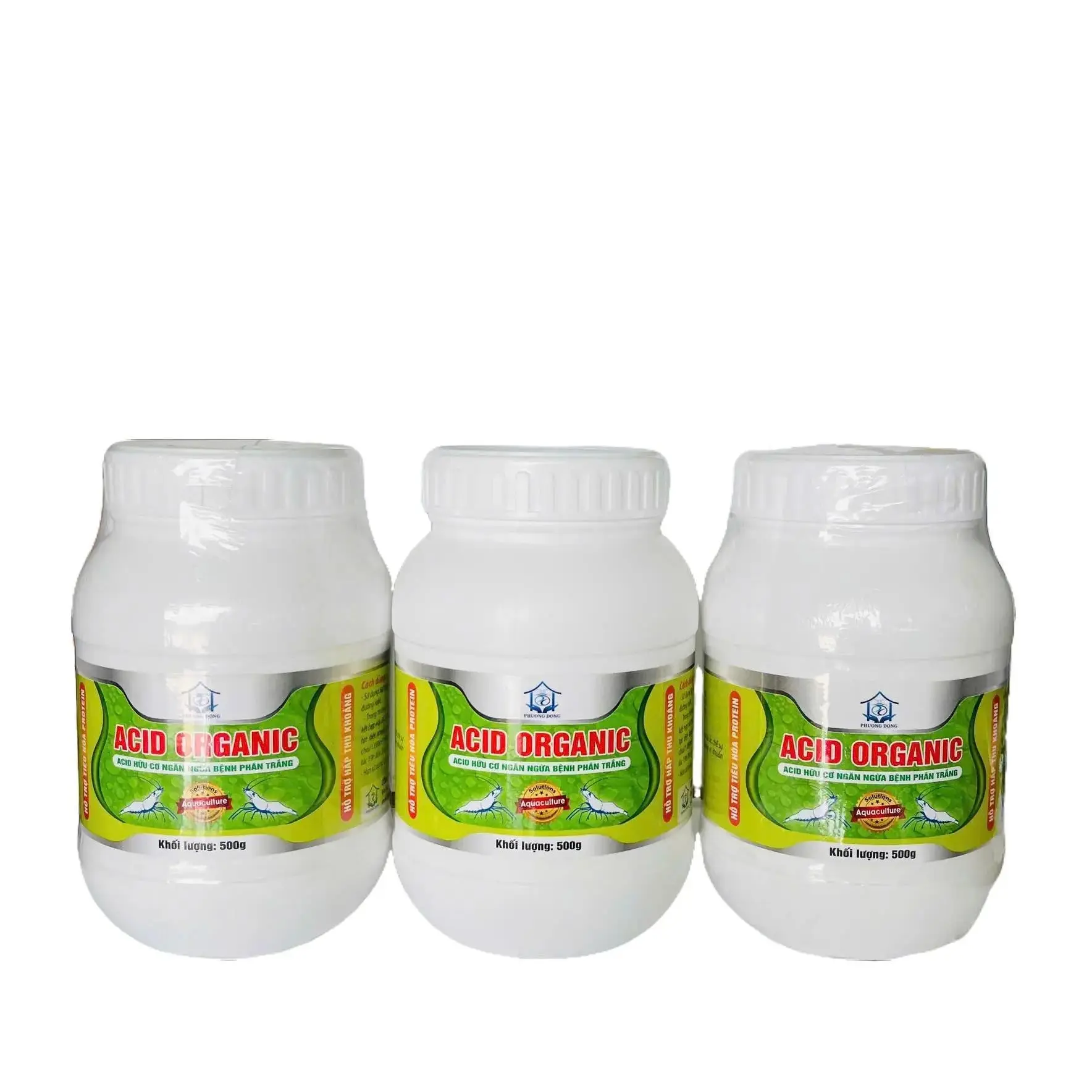 HỦ 500g ACID OGRANIC (axit hữu cơ) dùng cho tôm giảm pH đường ruột,xử lý lỏng ruột,dứt khúc,phân trắng,ruột bị nhiễm khuẩn