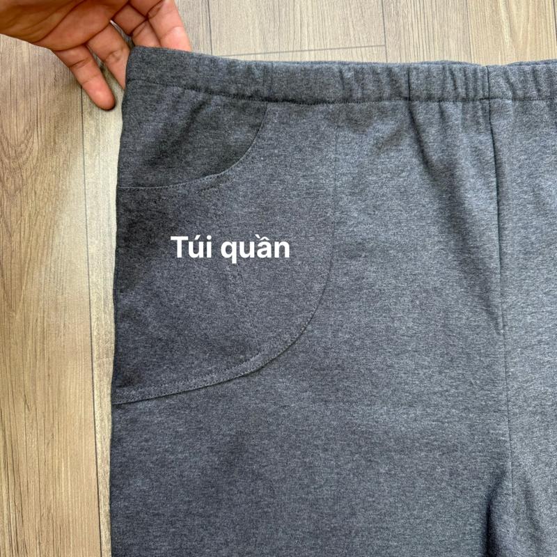 Product Introduction of Quần bầu lửng thun cotton loại 1 có size từ 40 tới 100kg co dãn thoải mái chiều dài qua gối có dây thun chỉnh nhà HANNA 38
