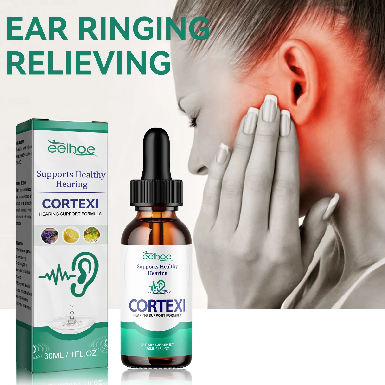 EELHOE Cortexi Hearing Support Formula 30ML - Cairan Telinga untuk ...