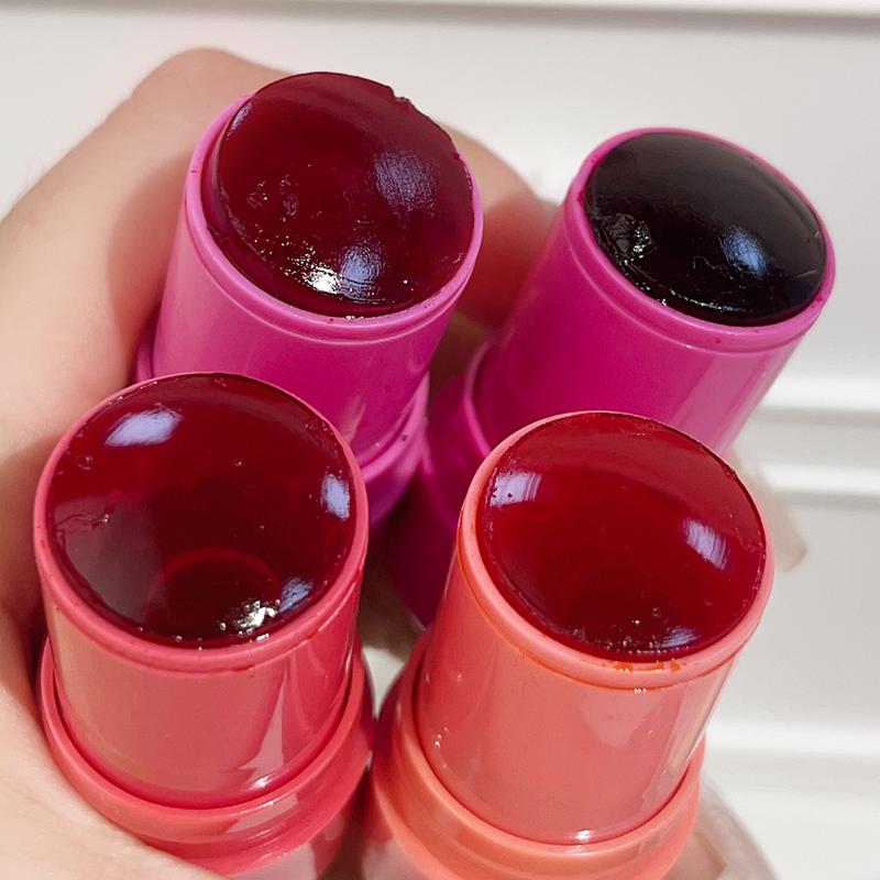 Product Introduction of 4 Colors Jelly Blush Stick Long Lasting Multi-use Cheek Lip Moisturizing Blusher Brightening Skin Makeup Cosmetics 35