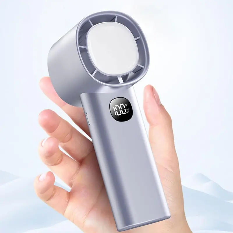 Handheld small fan with night light, dormitory bedside electric fan, silent charging, long battery life, usb Wind treasure micro, small, portable, mini and portable fan  portable  mini 7