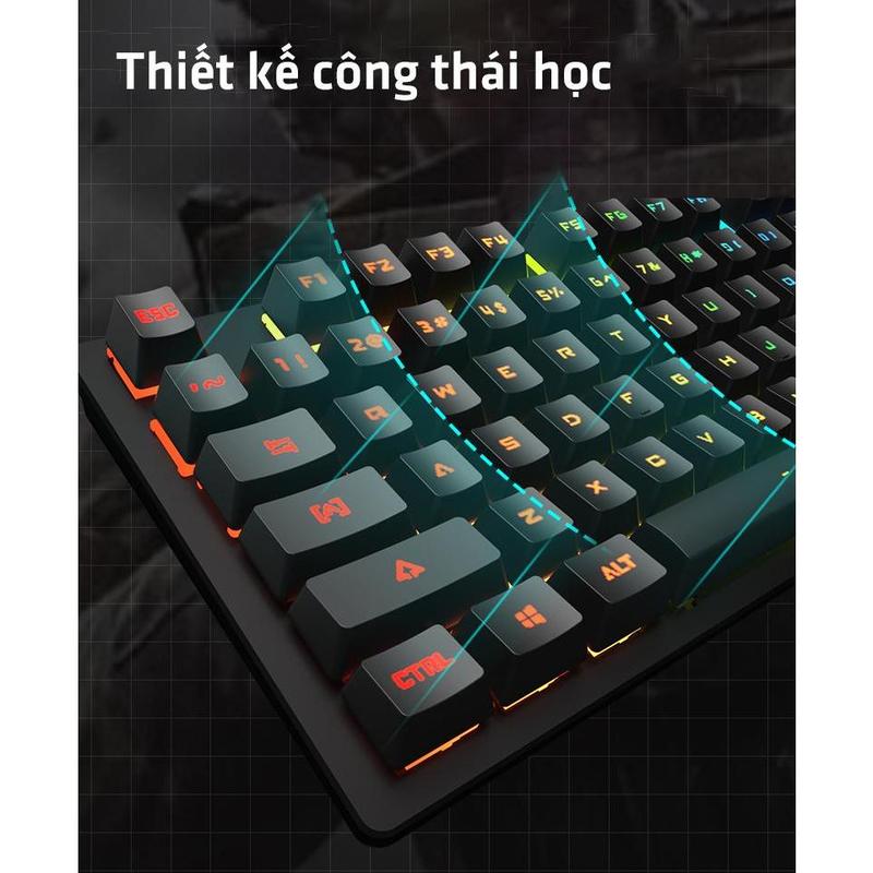 Bàn phím cơ Gaming K550 V4 Red Switch TKL 87 phím - Có hot-swap - Led Rainbow | BigBuy360 - bigbuy360.vn