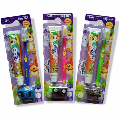 Pasta & Sikat Gigi Anak 2in1 KODOMO (EXTRA MAINAN)