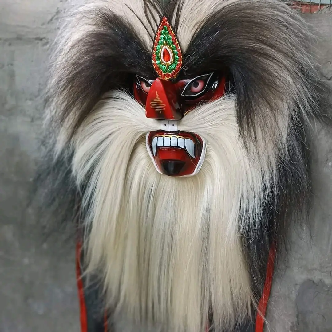 Topeng ganong sangat cocok buat pentas seni dan pajangan Anak