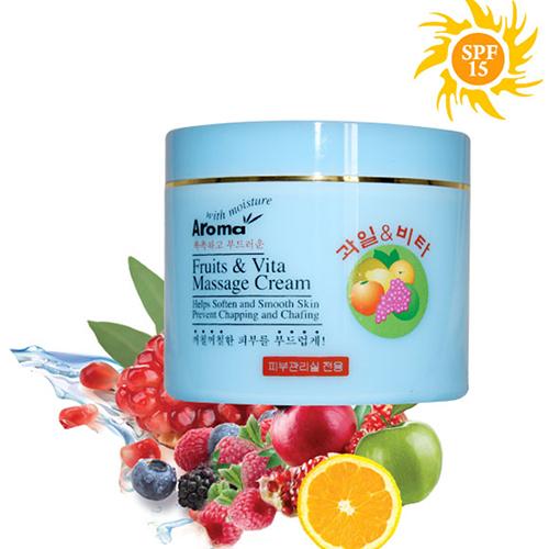 Kem massage trái cây Aroma Fruit Vita Massage Cream 480ml 1
