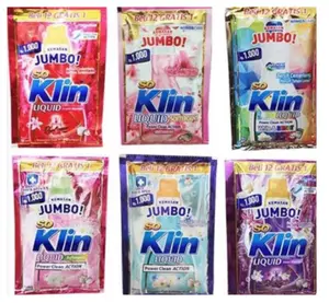 ( 42 PCS ) SOKLIN CAIR LIQUID KEMASAN JUMBO Biru Pink Clean Lavender