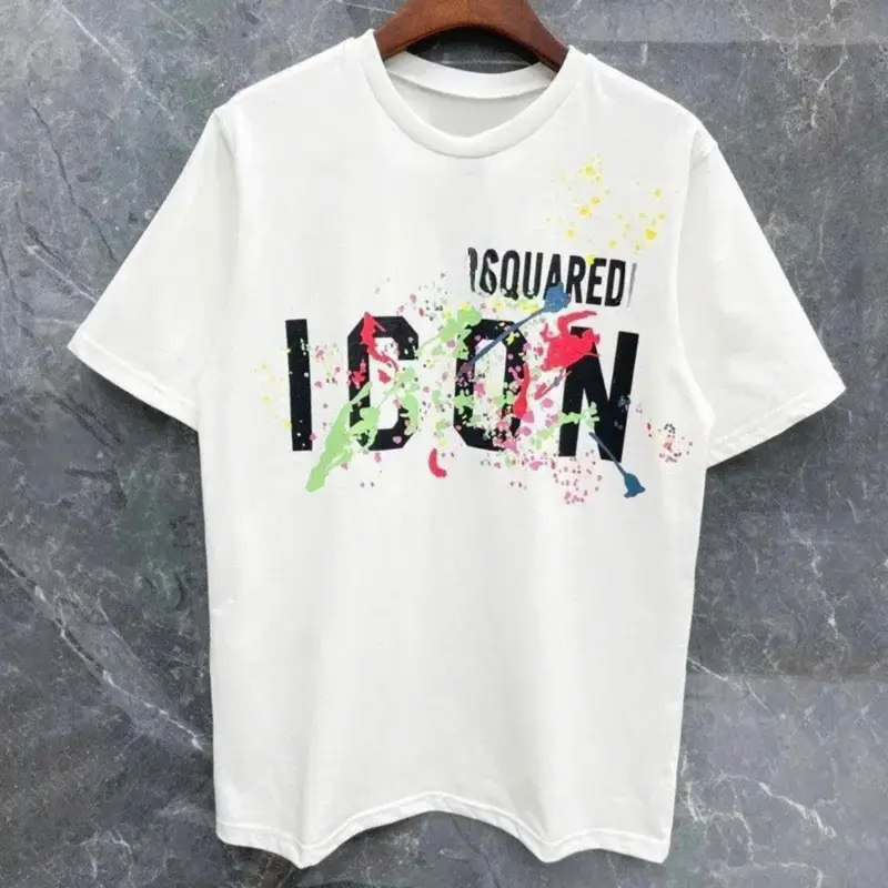 áo thun nam nữ i Co n vẩy sơn cao cấp chất liệu cotton poly co giãn 4 chiều siêu hot 2024 Menswear Cổ Tròn 3