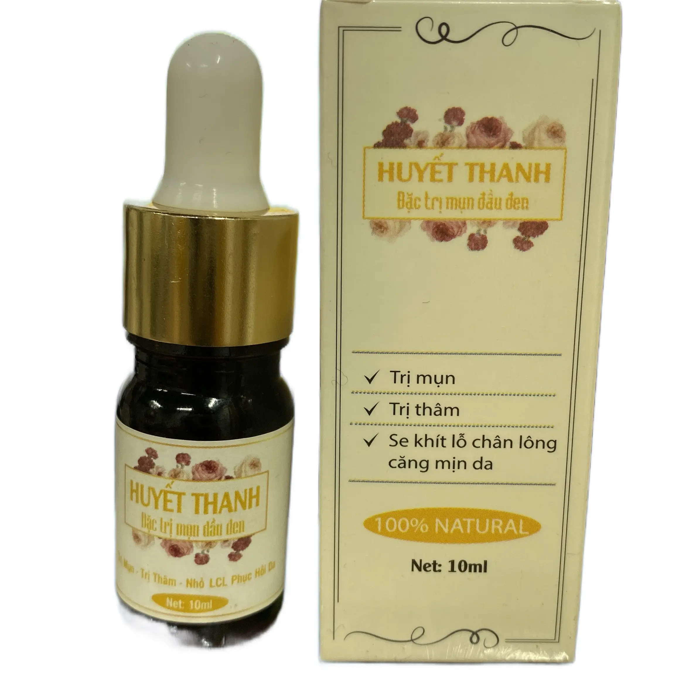 Serum gom mụn huyết thanh đen thảo mộc thiên nhiên với công thức gia truyền ủ từ 12 loại thảo mộc và nhuỵ hoa nghệ tây , sạch mụn, mờ thâm kiem soat Làm Đẹp Da