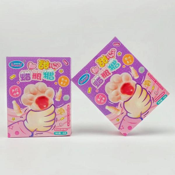 Product Introduction of Casual Sandwich Snack Wax Bottle Sugar New Candy Fruit Flavor Sandwich Jam Candy 4