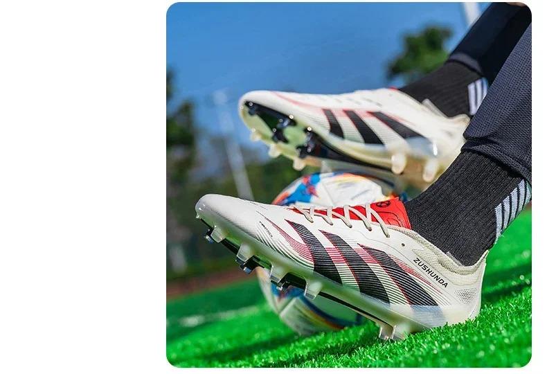 Product Introduction of Indoor Men Football Shoes Fast Society Cleats Soccer Shoes TF/FG Grass Training Football Field Boots Outdoor Sneaker Non Slip 12