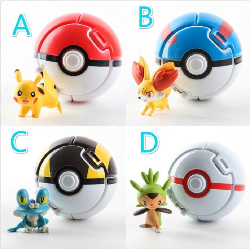 Combo Quả cầu pokemon huyền thoại cho bé, bóng pokemon, Mô hình Pokeball, đồ chơi trẻ em, quà tặng sinh nhật 1