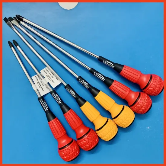 Tô vít Tajima Nhật cán tròn dài 150mm và 200mm - Tua vít 4 cạnh và 2 cạnh chính hãng NHẬT BẢN