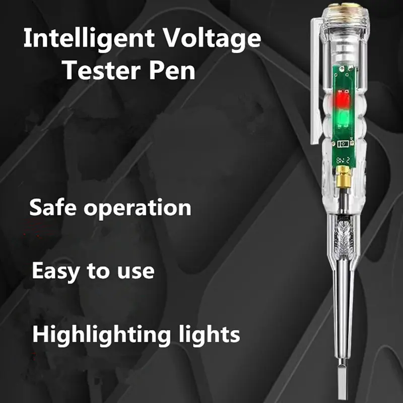 Thử nghiệm điện áp thông minh Pen AC Thử nghiệm cảm ứng không tiếp xúc Bút chì máy dò năng lượng điện Voltmeter, chỉ số tua vít điện 4