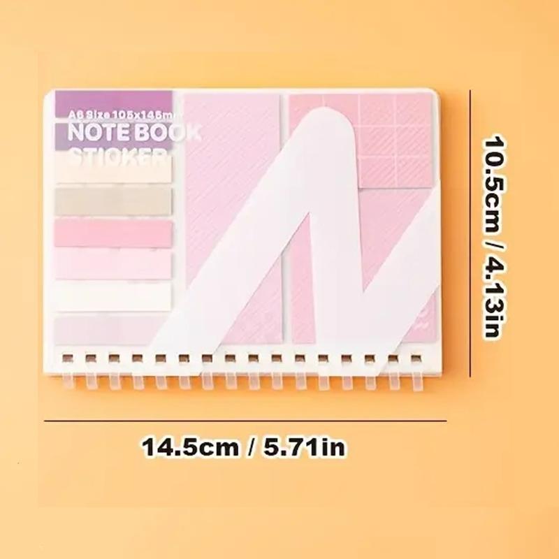 Product Introduction of A6 Notebook, 1 Count Cute Spiral Notebook, Business Study Spiral Notebook, Suitable for Office and Study Use 1