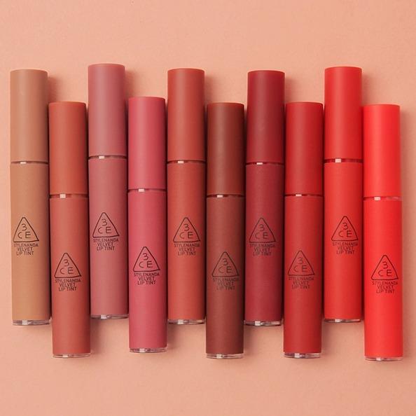 Son 3CE Velvet Lip Tint son kem lì
