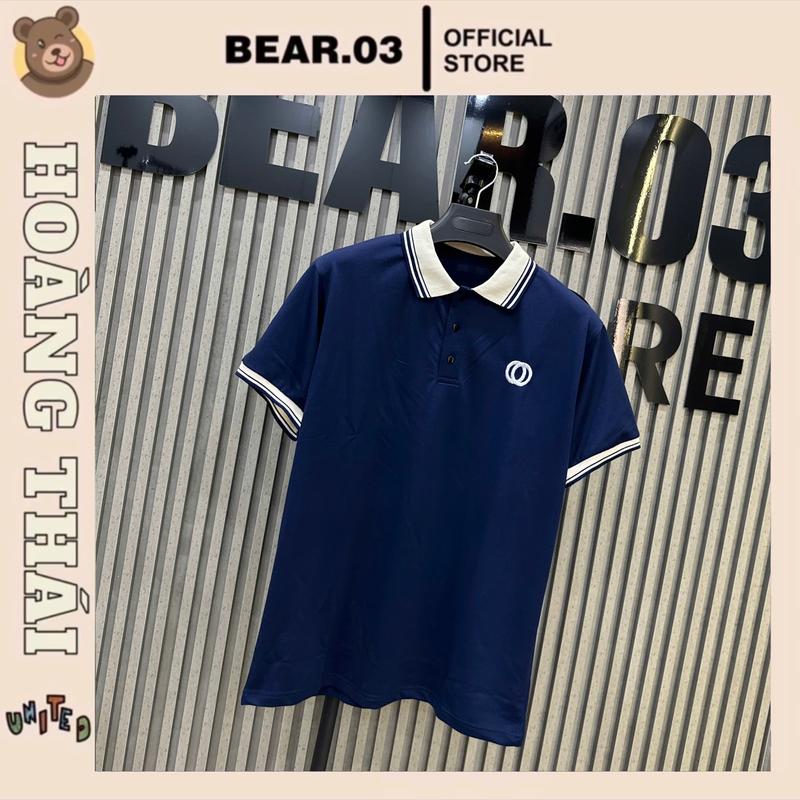 ÁO POLO XANH THAN PHỐI , CHẤT LIỆU VẢI GAI  THOÁNG MÁT PL: 7 Nam Menswear