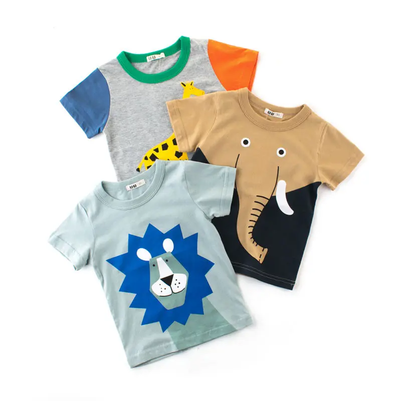 Children Aged 1-8 Summer Casual Short Sleeve