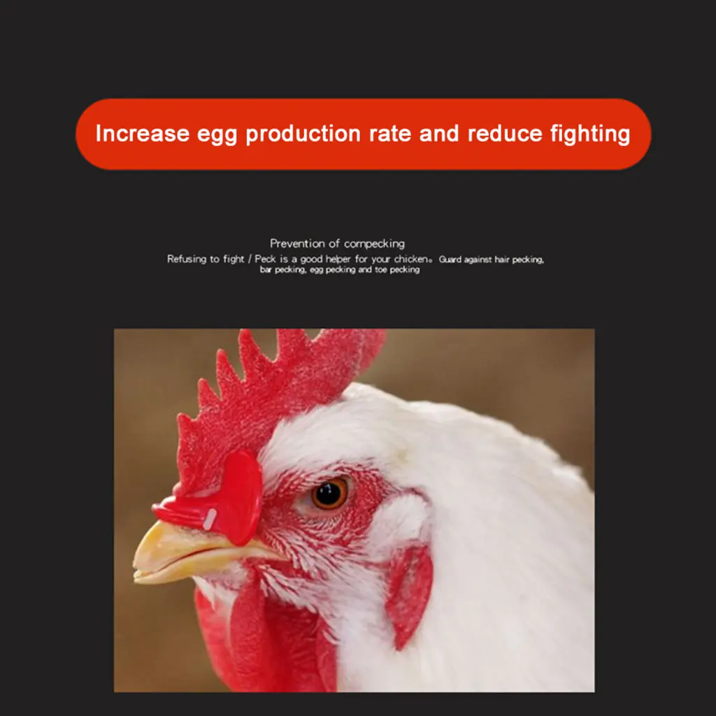 Wiutare- Poultry Blinders with Pliers Farm Accessories Chicken Blinders Painless Poultry Blinders for Chicken Effective