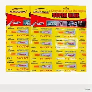 Promo 12 Pcs - Lem Korea Power Glue Renceng 3gr Handsome - Lem Setan Super Lengket