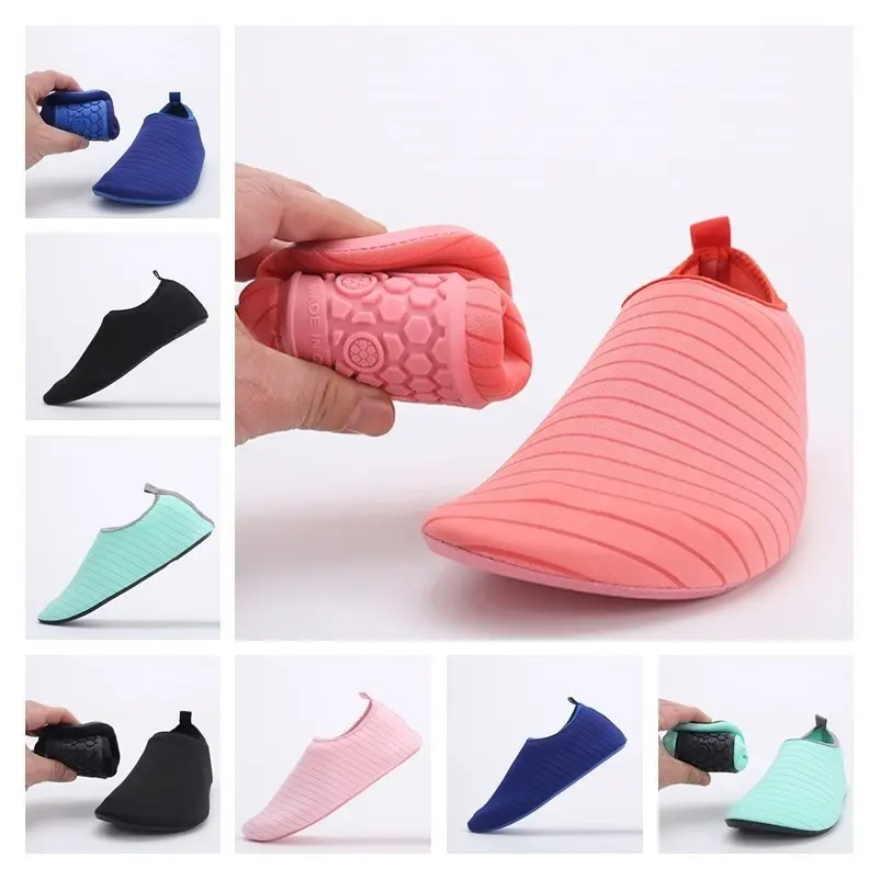 Fashion Unisex Water Sports Barefoot Quick Dry Aqua Breathable Yoga Beach Comfortable Water-Resistant Shoes[OUTU]