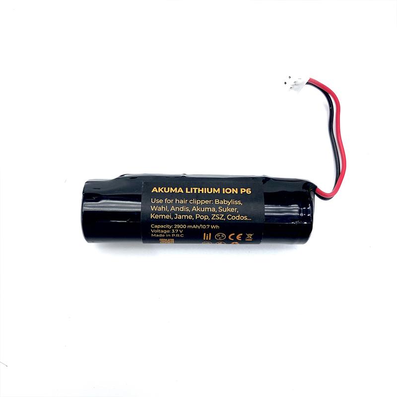 Pin sạc AKUMA P6 chuyên dụng cho tông đơ cắt tóc Wahl Andis,Akuma Kemei Suker Codos...