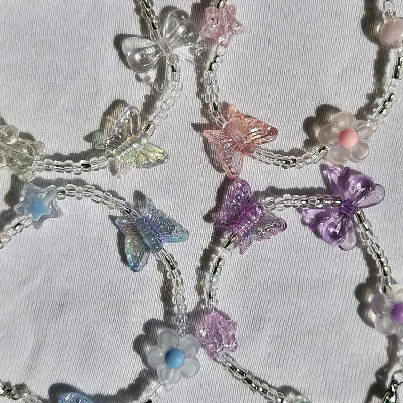 PastelButterfly Ver 2 | Beads Bracelet | Gelang Manik | by Caerulea ID Love 2