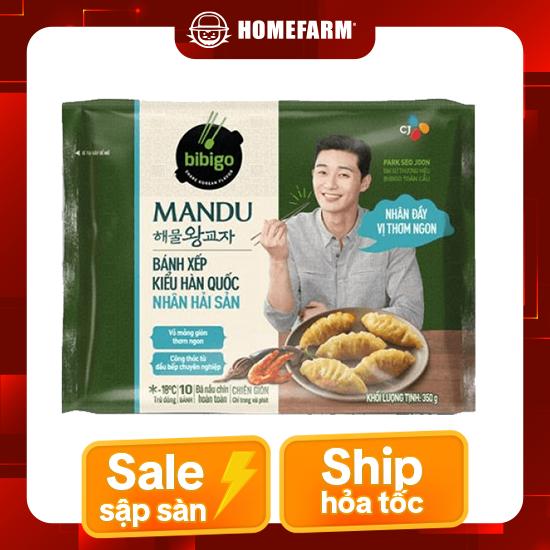 [HN/HP/HCM- Giao 2h] Mandu Bánh xếp kiểu Hàn Quốc nhân hải sản 350g