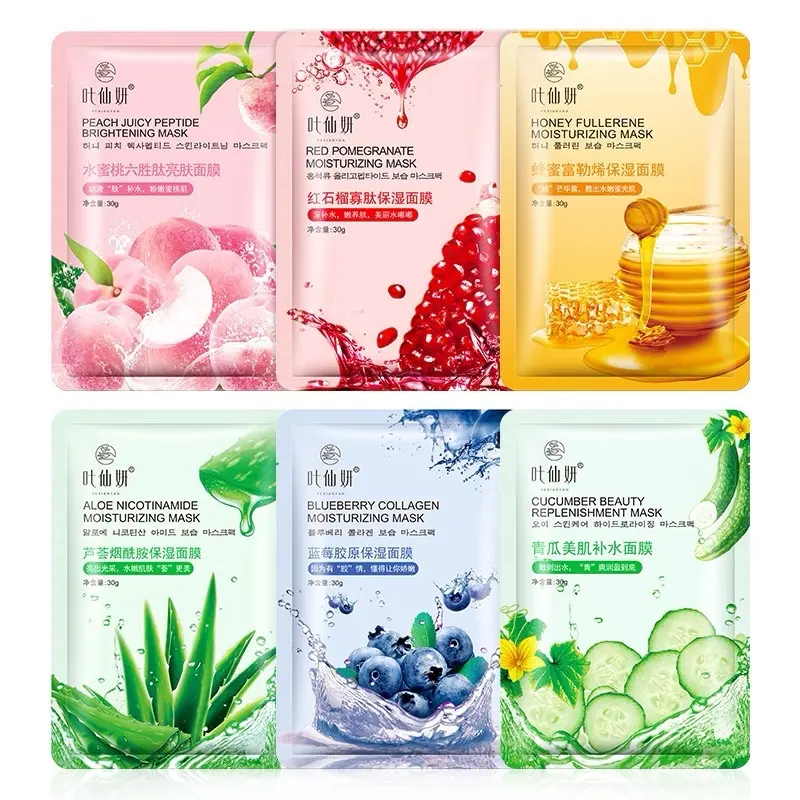 COMBO 12 MIẾNG MẶT NẠ TRÁI CÂY CÔNG NGHỆ HÀN QUỐC ( NỘI ĐỊA TRUNG )